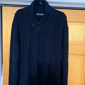 Sean John Men's Cowl Neck Sweater Black, Size 3XL